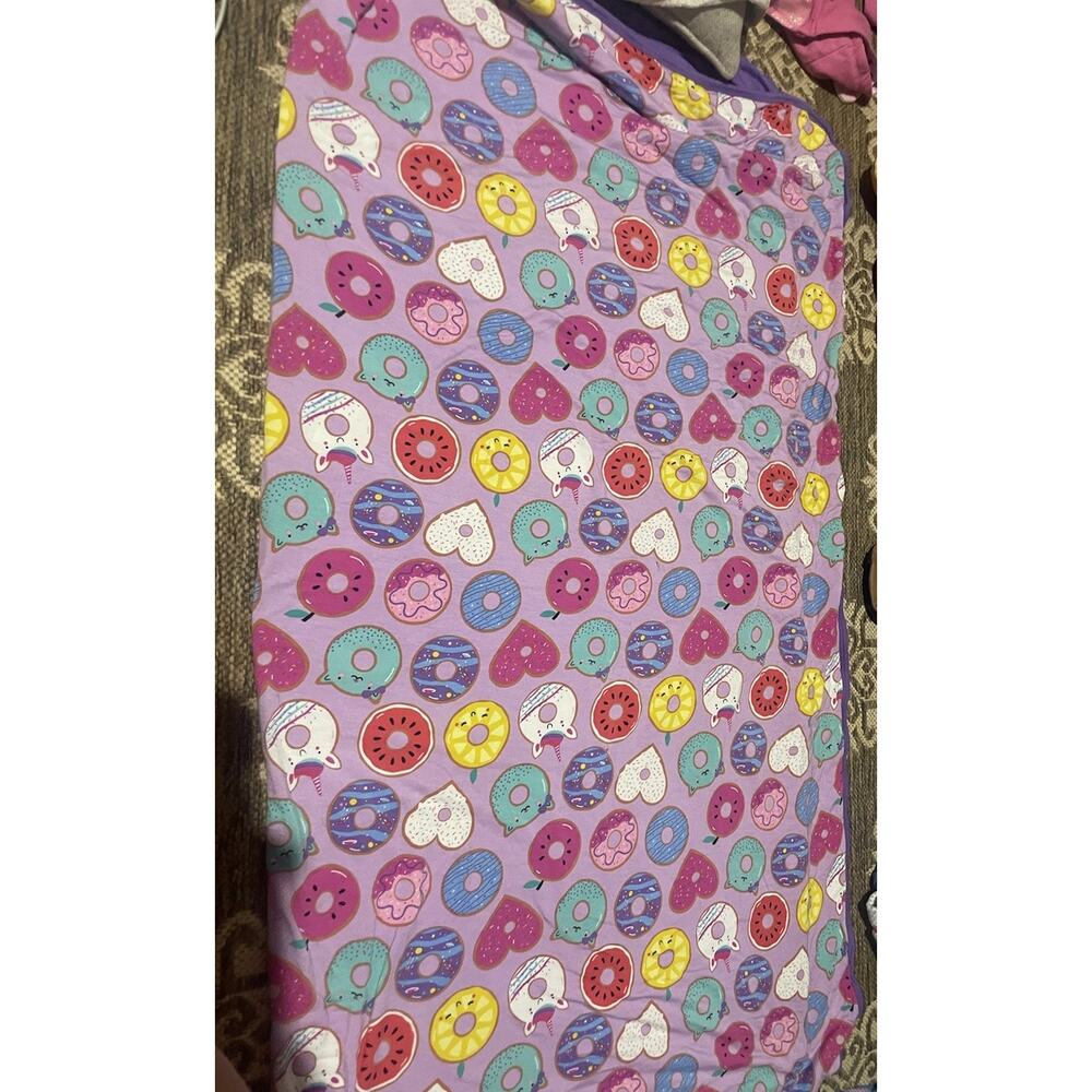 Little Sleepies Donut Dreams Cloud Blanket Purple Multicolor Bamboo